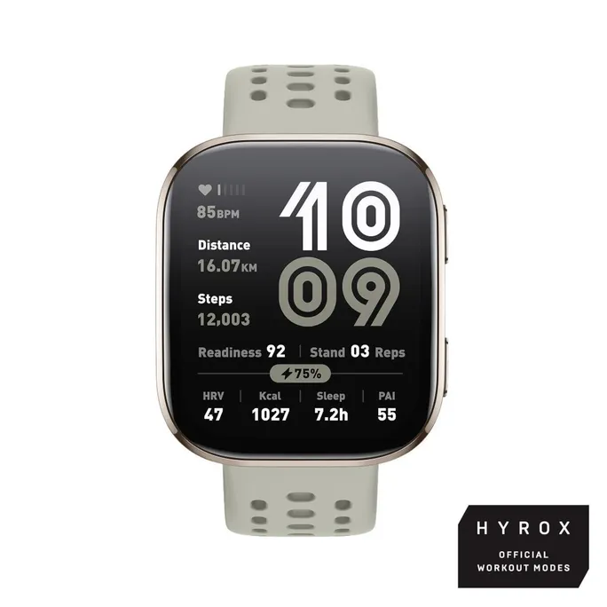 Amazfit BIP 6 Aktivitäts-Tracker Stone HYROX-Modus