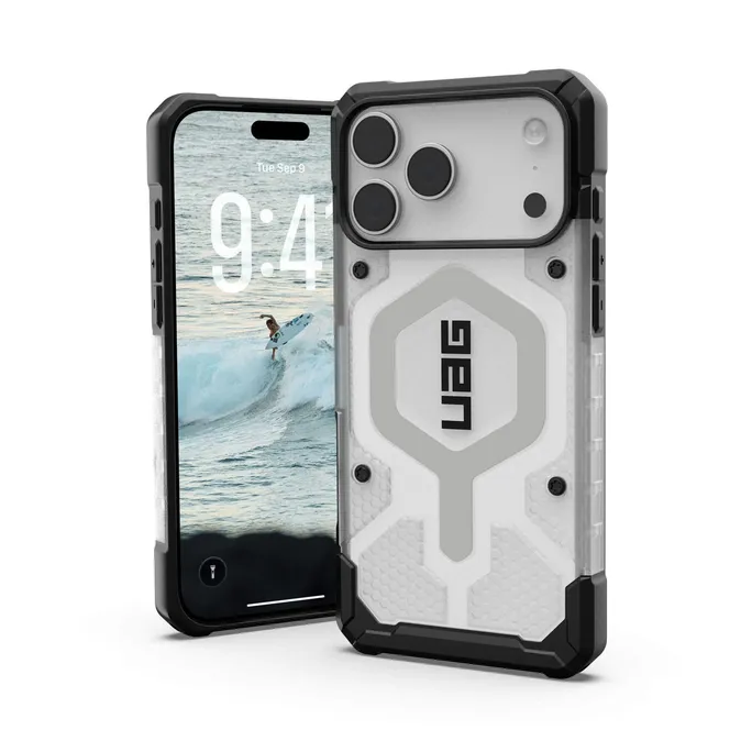 UAG Urban Armor Gear Pathfinder MagSafe Case Apple iPhone 17 Pro ice/silber