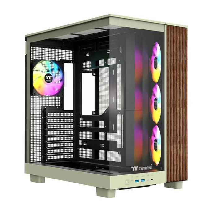 THERMALTAKE View 380 XL WS ARGB Midi Tower ATX Gehäuse matcha green