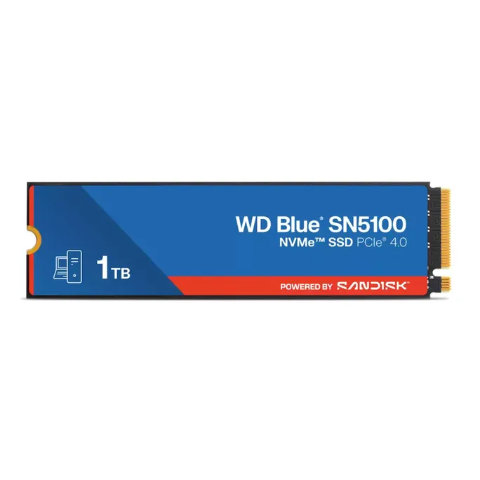 WD Blue SN5100 NVMe SSD 1TB M.2 2280 PCIe 4.0