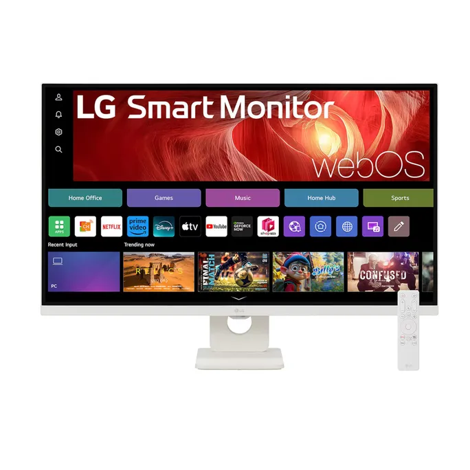 LG Smart Monitor 32U721SA-W 31.5 Zoll 4K (UHD) VA LED 16:9 60 Hz Multi Touch Monitor