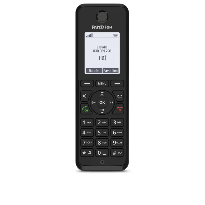 FRITZ!Fon M3 schnurloses DECT Komforttelefon für FRITZ!Box schwarz