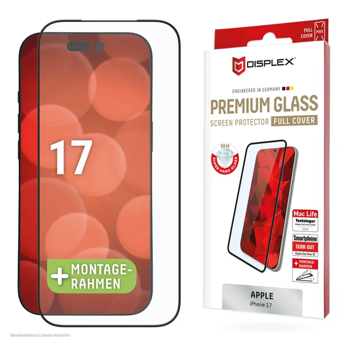 DISPLEX Premium Glass Full Cover für iPhone 17 (Pro)