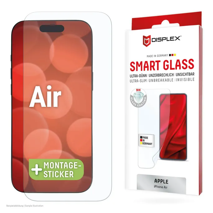 DISPLEX Smart Glass für iPhone 17 Air