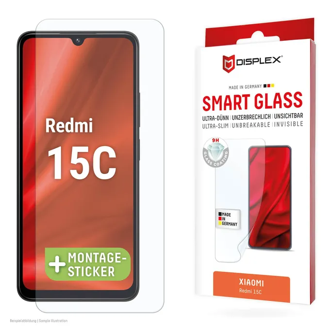 DISPLEX Smart Glass für Xiaomi Redmi 15C