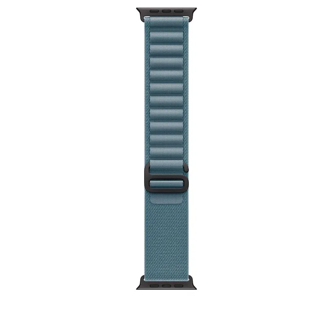 Apple 49 mm Alpine Loop Hellblau - Small - Titan Schwarz