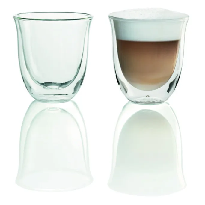 DeLonghi DLSC 311 Cappuccinoglas Thermoglas 2er Set