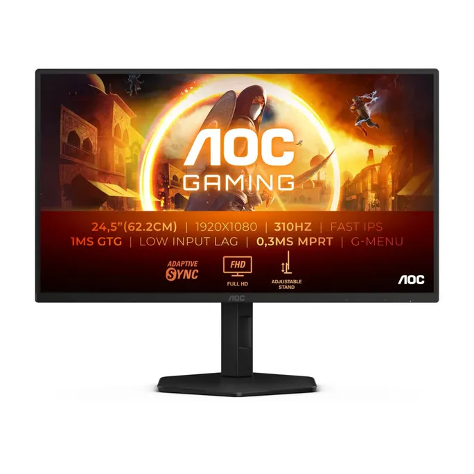 AOC 25G4SXU 24.5 Zoll Full HD Fast IPS Panel 16:9 300 Hz Gaming Monitor