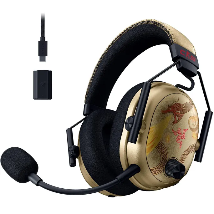 RAZER Blackshark V3 Pro Counter-Strike Edition, Kabelloses Gaming Headset | PC-Series, Hybrid ANC, 2.4Ghz, Bluetooth, USB-C, 3.5 mm Klinke