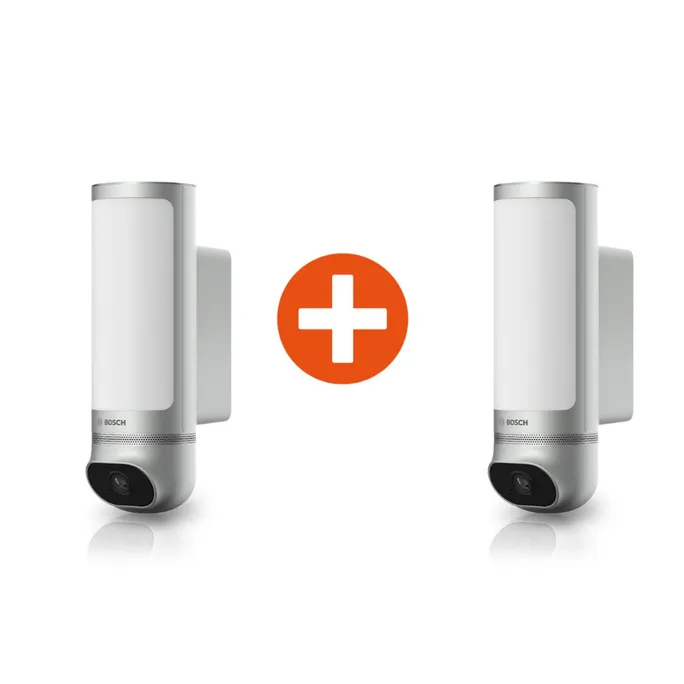 Bosch Smart Home Eyes Außenkamera II silber Doppelpack