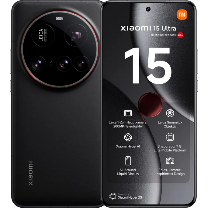 Xiaomi 15 Ultra 5G 16/512GB Dual-SIM Smartphone black