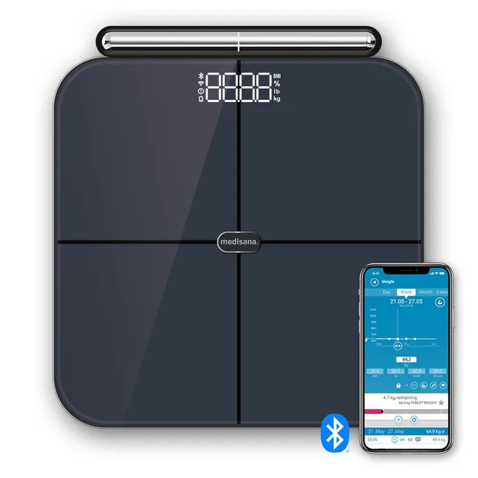 Medisana BS 850 connect Körperanalysewaage schwarz