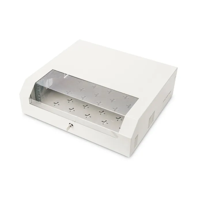 Digitus 19" Wandgehäuse SOHO Slim 3HE rotierbar / 2HE fix 145x525x475mm grau
