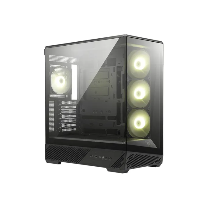 MSI MAG PANO 130R PZ Midi Tower Gaming Gehäuse, Seitenfenster, Schwarz