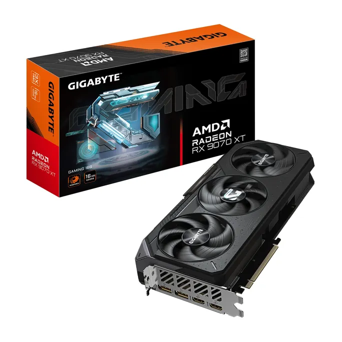GIGABYTE Radeon RX 9070 XT GAMING 16G Grafikkarte HDMI/DP
