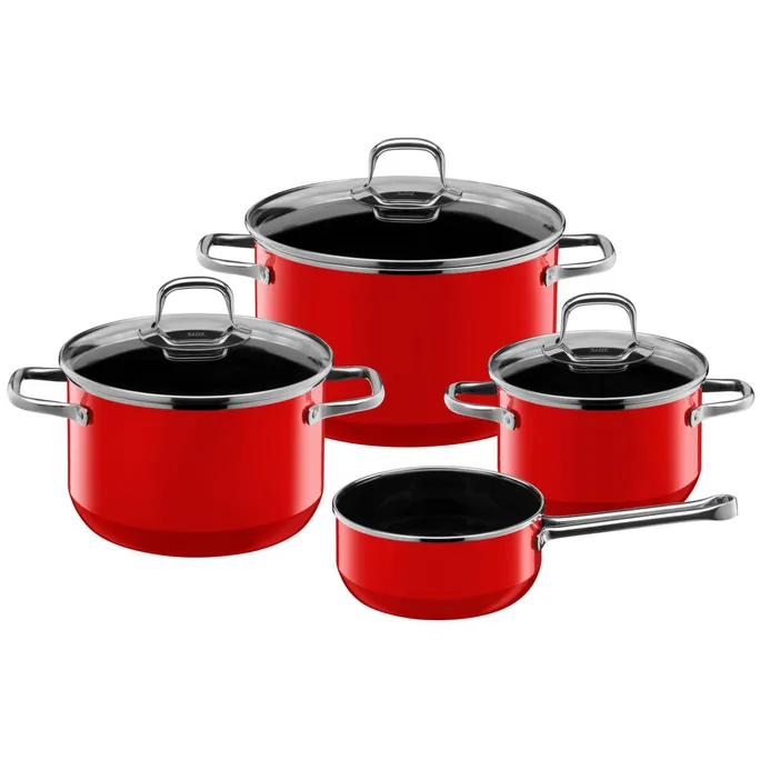Silit Silargan® Elegance Topf-Set 4-teilig Red