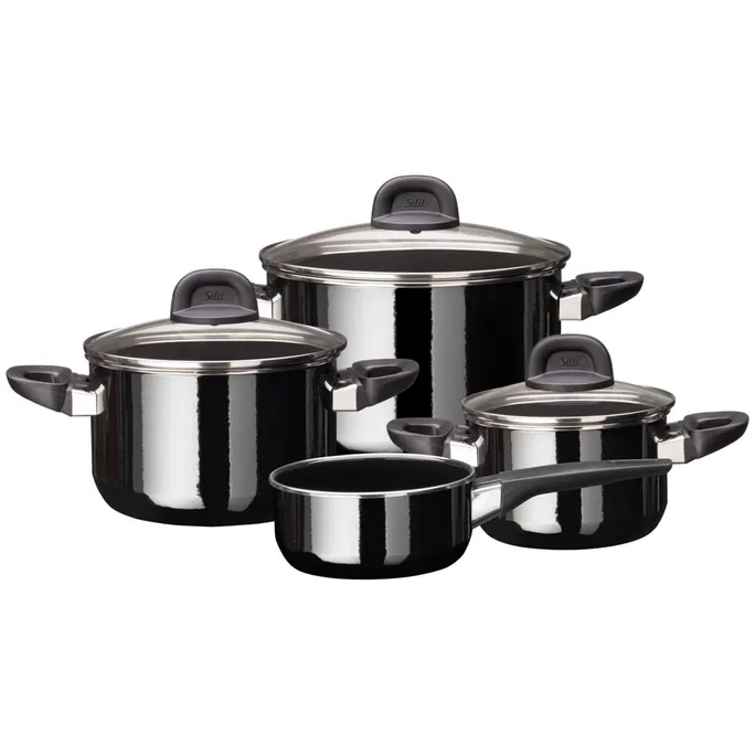 Silit Silargan® Modesto Topf-Set 4-teilig Black