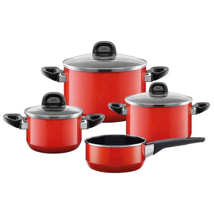 Silit Silargan® Modesto Topf-Set 4-teilig Red