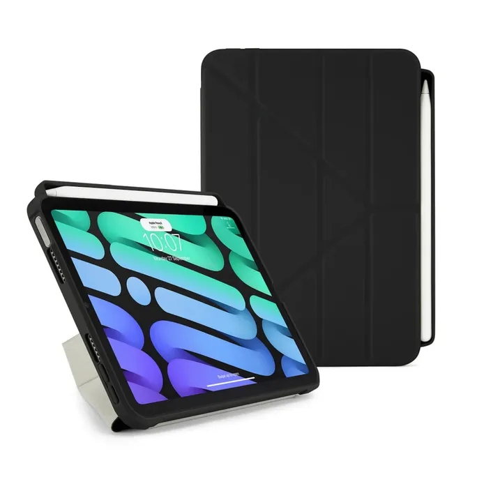 Pipetto Origami No3 Pencil Case für iPad Mini 6 (2021) schwarz