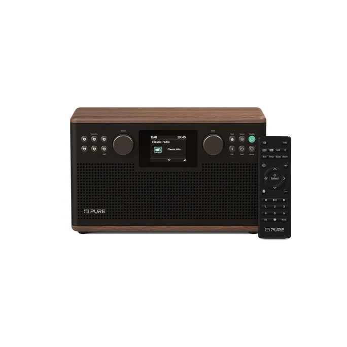 Pure Classic H6 Digitalradio Coffee Brown/Walnut EU/UK