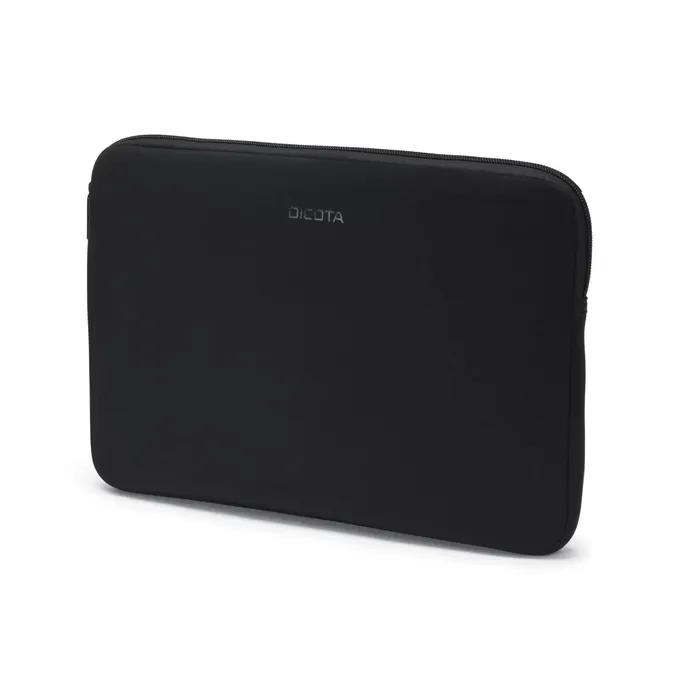 Dicota Laptop Sleeve PERFECT Custodia In Neoprene Per Notebook 15-15.6 Pollici, Misura Max 39,6 Cm (15,6"), Nera, Leggera E Idrorepellente