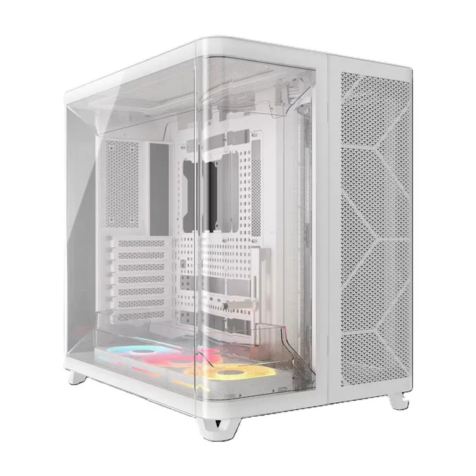 Corsair Air 5400 LX-R RGB iCUE LINK Weiß Midi Tower ATX Gaming Gehäuse
