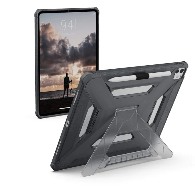 UAG Urban Armor Gear Scout Plus Case mit Kickstand für Apple iPad Pro 13" (2025 & 2024) ash