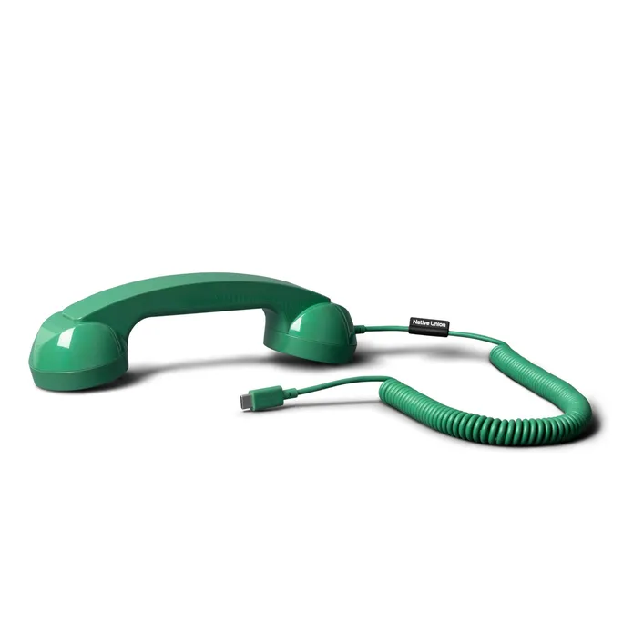 Native Union POP Phone Retro Telefonhörer USB-C kiefergrün