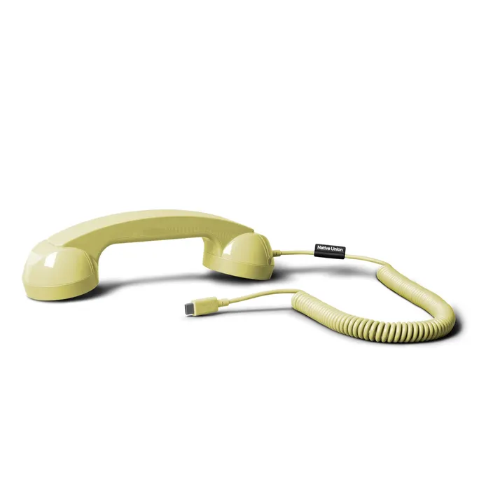 Native Union POP Phone Retro Telefonhörer USB-C lemon