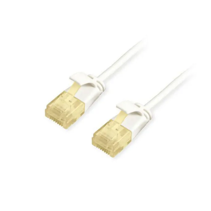 Equip 62600207101 Slim-Patchkabel, Cat.6A, U/UTP, 0.5m, Weiß