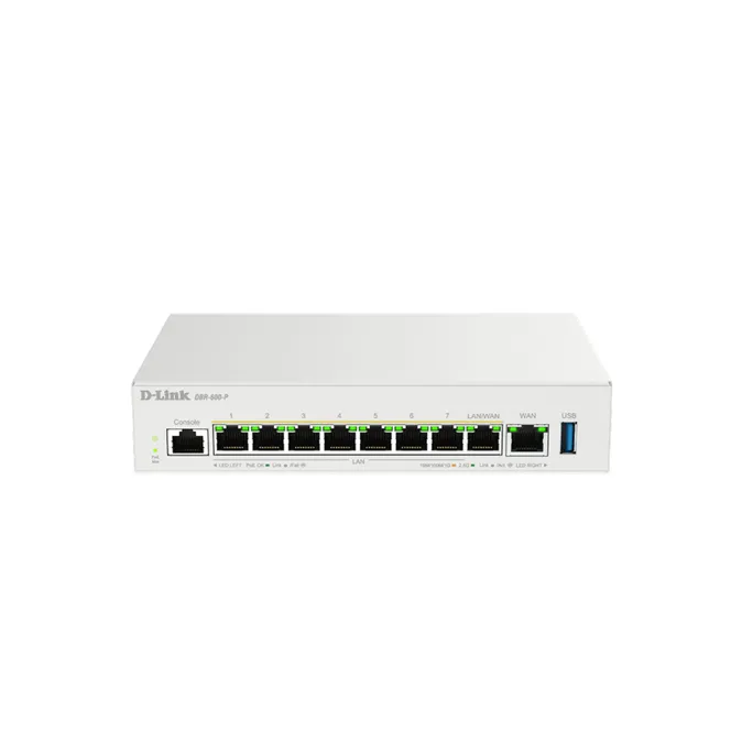 D-Link DBR-600-P/E Business PoE Router 8x 2,5 Gigabit USB 3.0