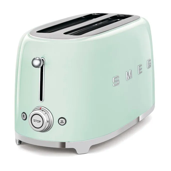 SMEG TSF02PGEU 50s Style 4 Scheiben Langschlitz Toaster Pastellgrün