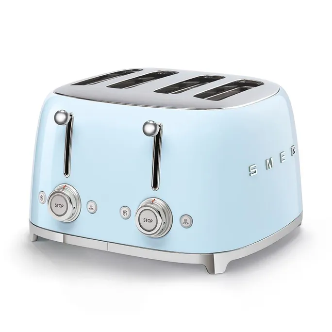 SMEG TSF03PBEU 50s Style 4 Scheiben Toaster Pastell Blau