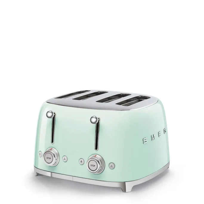 SMEG TSF03PGEU 50s Style 4 Scheiben Toaster Pastell Grün