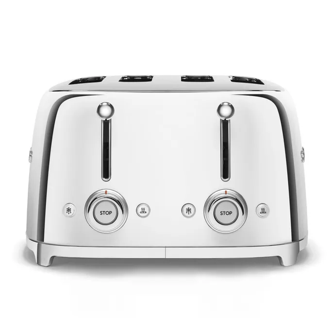 SMEG TSF03SSEU 50s Style 4 Scheiben Toaster Chrom-Metall