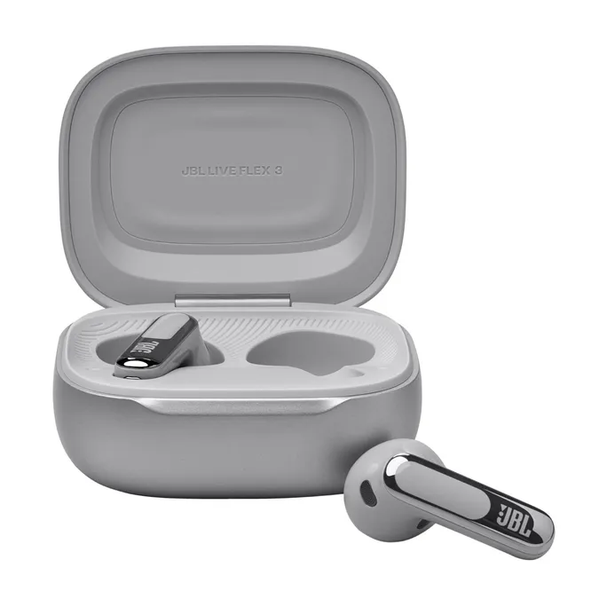 JBL LIVE Flex 3 True-Wireless In-Ear Bluetooth Kopfhörer silber Noise Cancelling