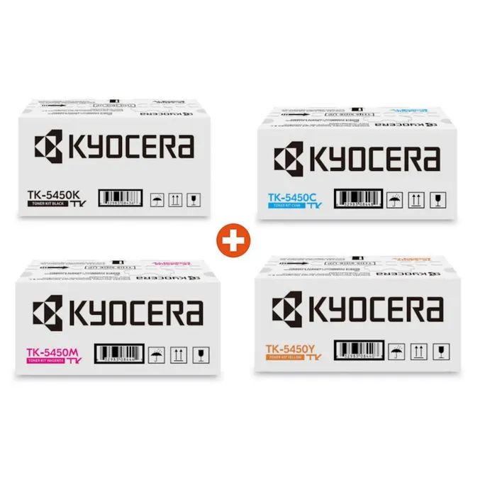 Kyocera Toner Multipack (BK, C, M, Y) für Kyocera ECOSYS MA2600 und ECOSYS PA2600
