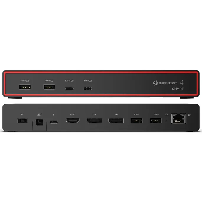Lenovo ThinkPad Thunderbolt 4 Smart Dock Gen 2 7500 - 8K/60Hz, 4K/144Hz, 2x DP, 1x HDMI, 1x TB4, 4x USB-A (10Gbps) 2x USB-C, 2.5 Gbit-LAN, 100W PD 3.1, 135W Netzteil