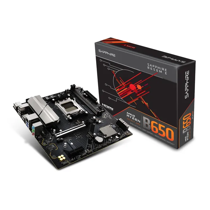 SAPPHIRE B650M-E mATX Mainboard DP/HDMI/M.2