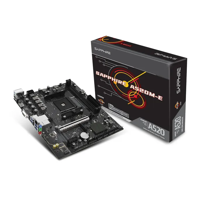 SAPPHIRE A520M-E mATX Mainboard VGA/HDMI/M.2