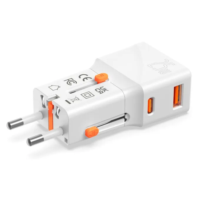4smarts Weltreiseadapter Nomad Pocket 25W, weiß