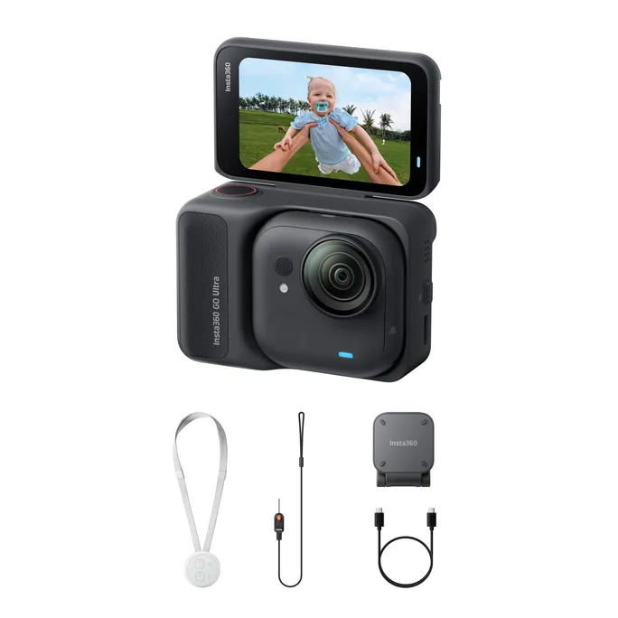 Insta360 GO Ultra Standard Bundle (Midnight Black)