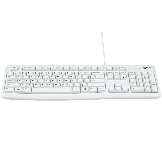 Logitech K120 for Business Weiß - Kabelgebundene Tastatur, USB-A