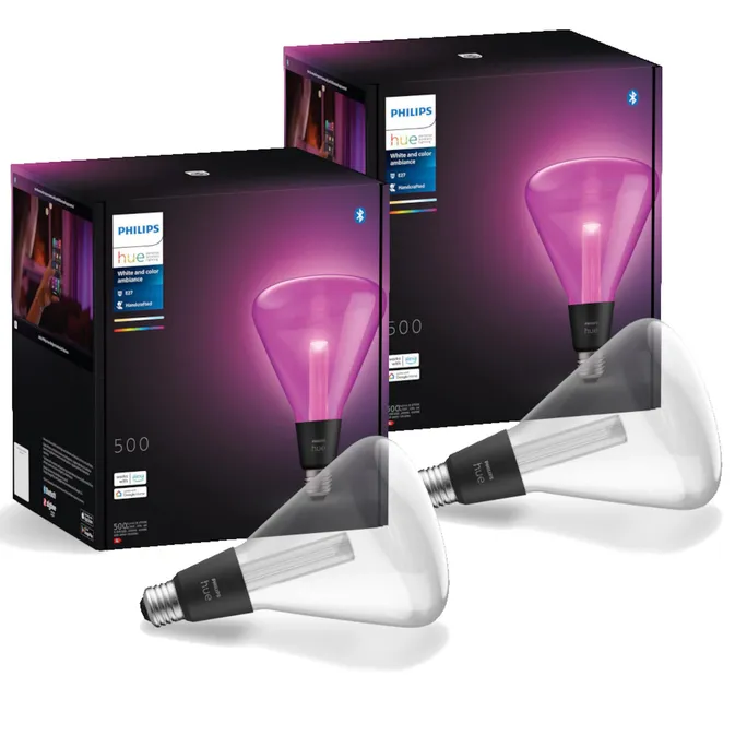 Philips Hue | Triangle – Smarte Lampe E27 | 2er Set