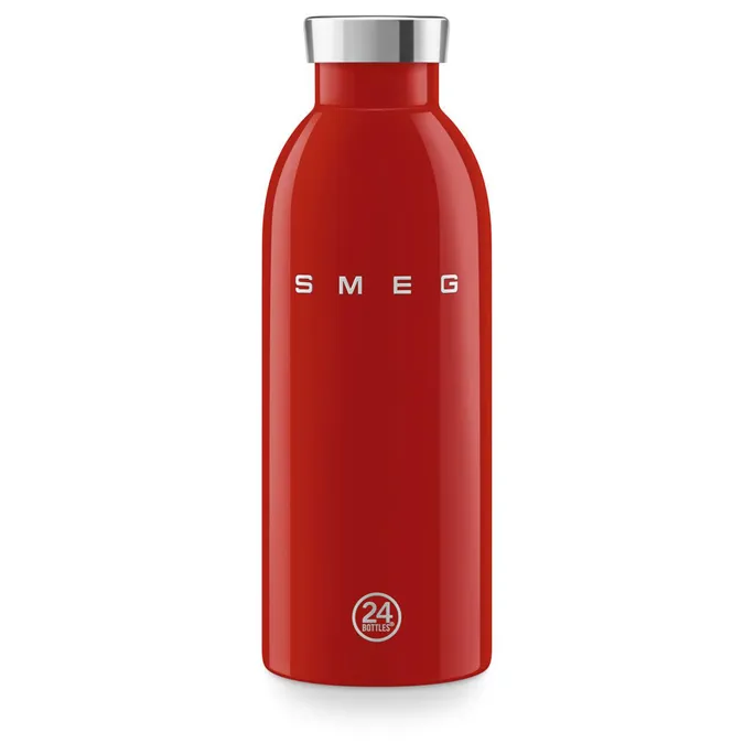 SMEG WBF01RD 24Bottles® Clima Bottle isolierte Edelstahlflasche Rot 500 ml