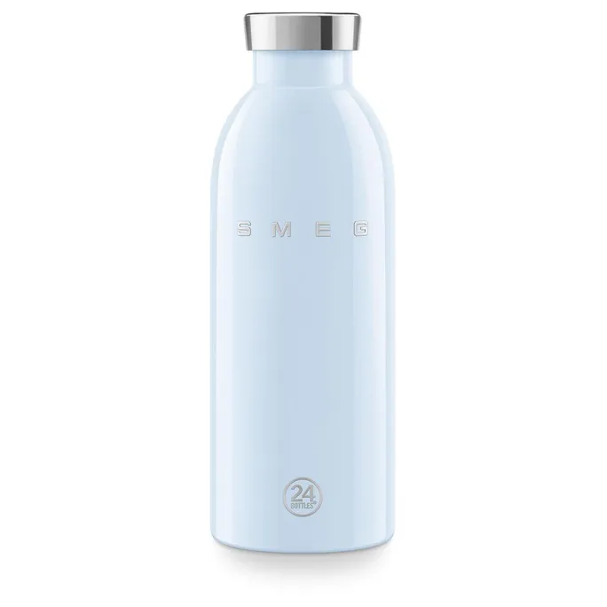 SMEG WBF01PB 24Bottles® Clima Bottle isolierte Edelstahlflasche Pastellblau 500 ml