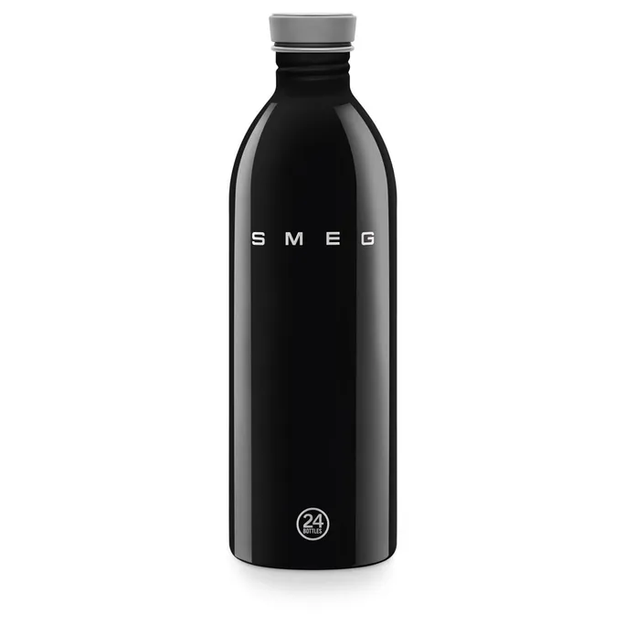 SMEG WBF02BL 24Bottles® Urban Bottle Edelstahlflasche Schwarz 1l