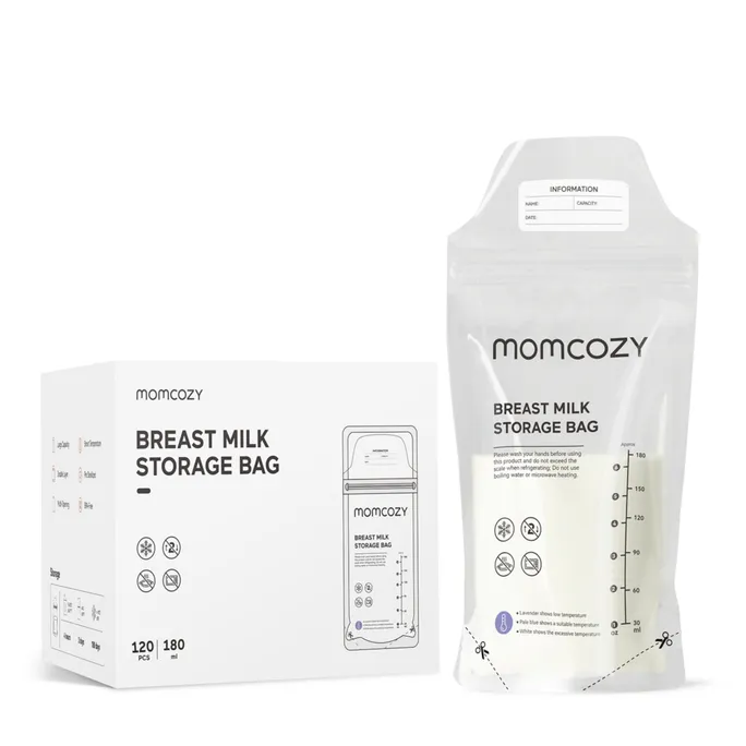 Momcozy 120 Einweg-Milchaufbewahrungsbeutel