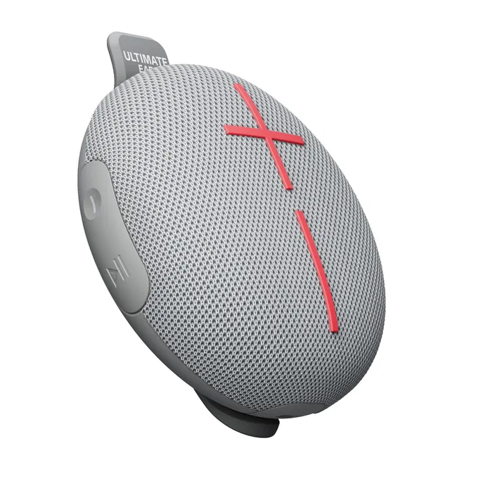 Ultimate Ears MINIROLL Grau, Mini Bluetooth Lautsprecher (A2DP), PartyUp Funktion, IP67- zertifizierte