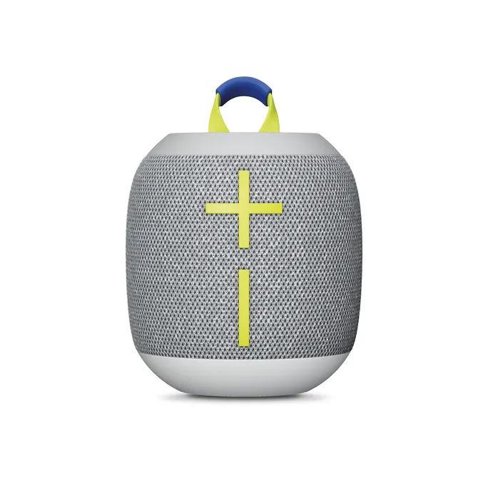 Ultimate Ears WONDERBOOM 4 Grau, Kompakter Bluetooth Lautsprecher (A2DP), 360- Grad- Klang, PartyUp Funktion, IP67- zertifizierte